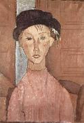 Amedeo Modigliani, Madchen mit Hut